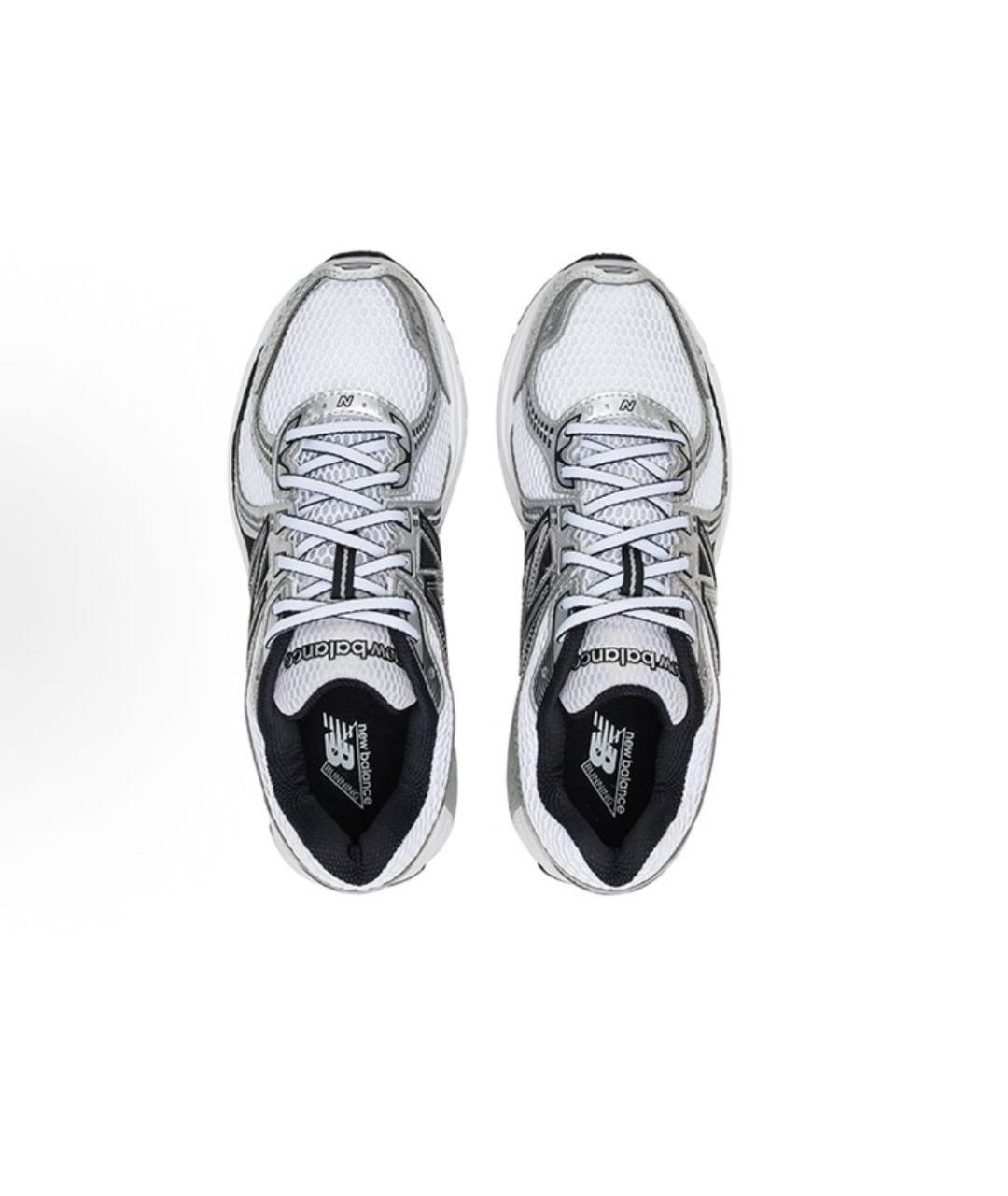 NEW BALANCE Серебряные текстильные низкие кроссовки / кеды, фото 3