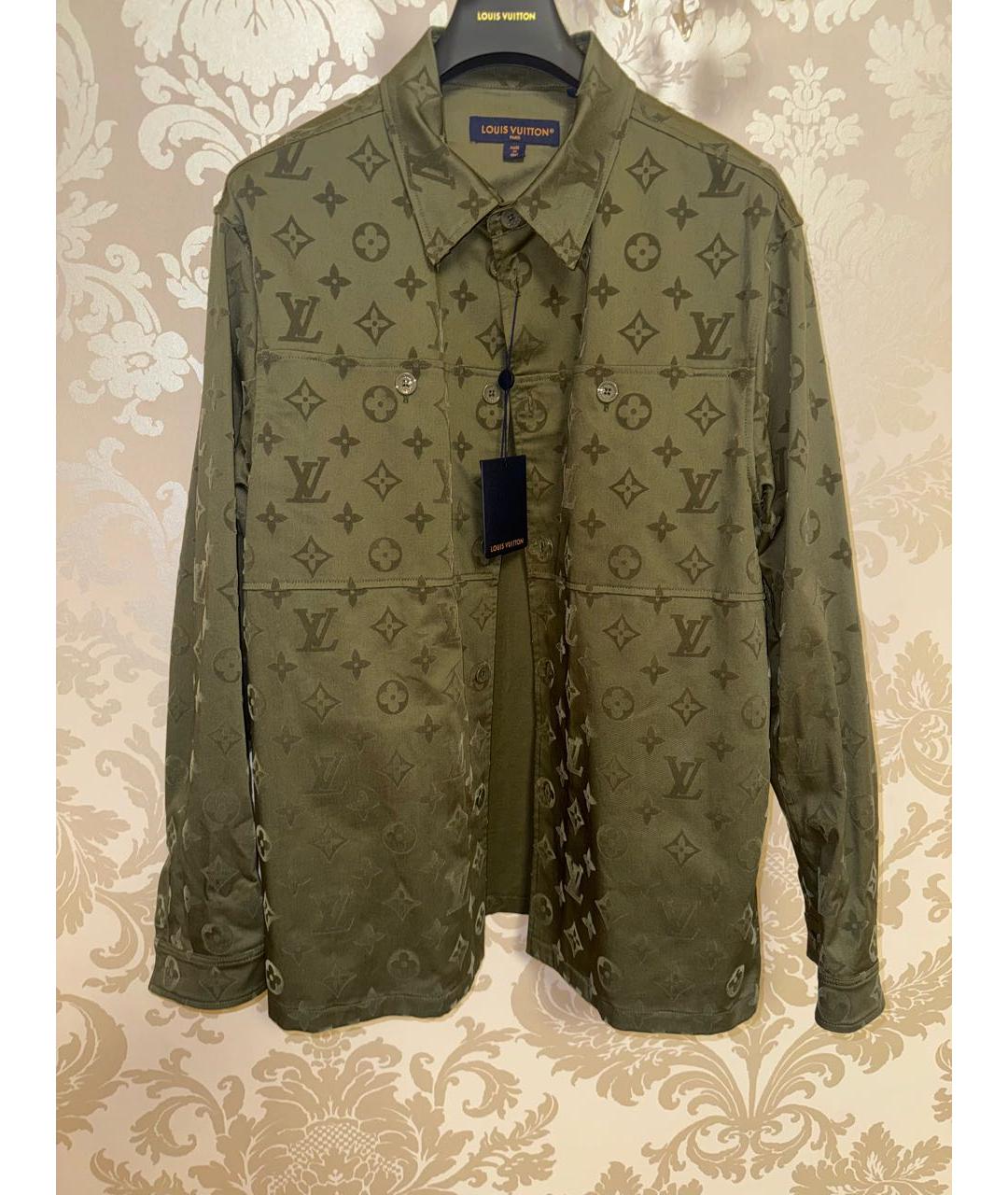LOUIS VUITTON Хаки куртка, фото 2