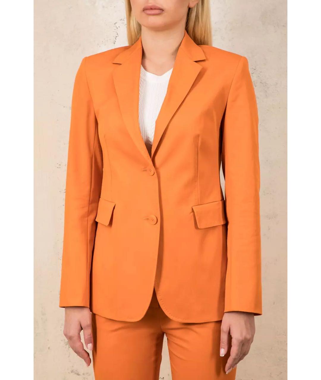 MAX MARA STUDIO Оранжевый костюм с брюками, фото 6