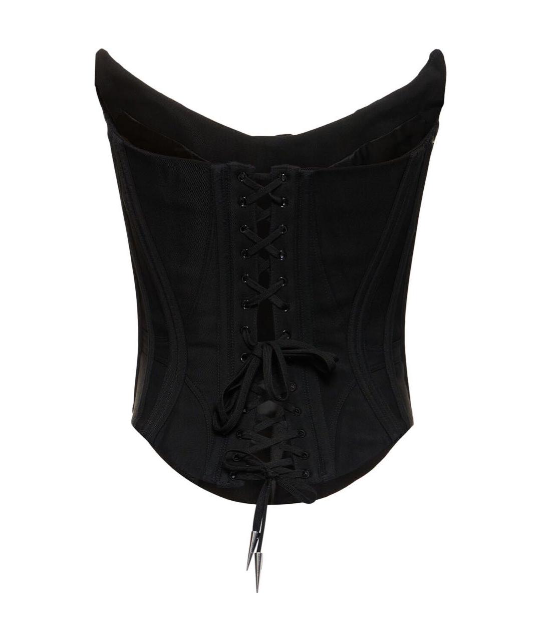 MUGLER Черный корсет, фото 4