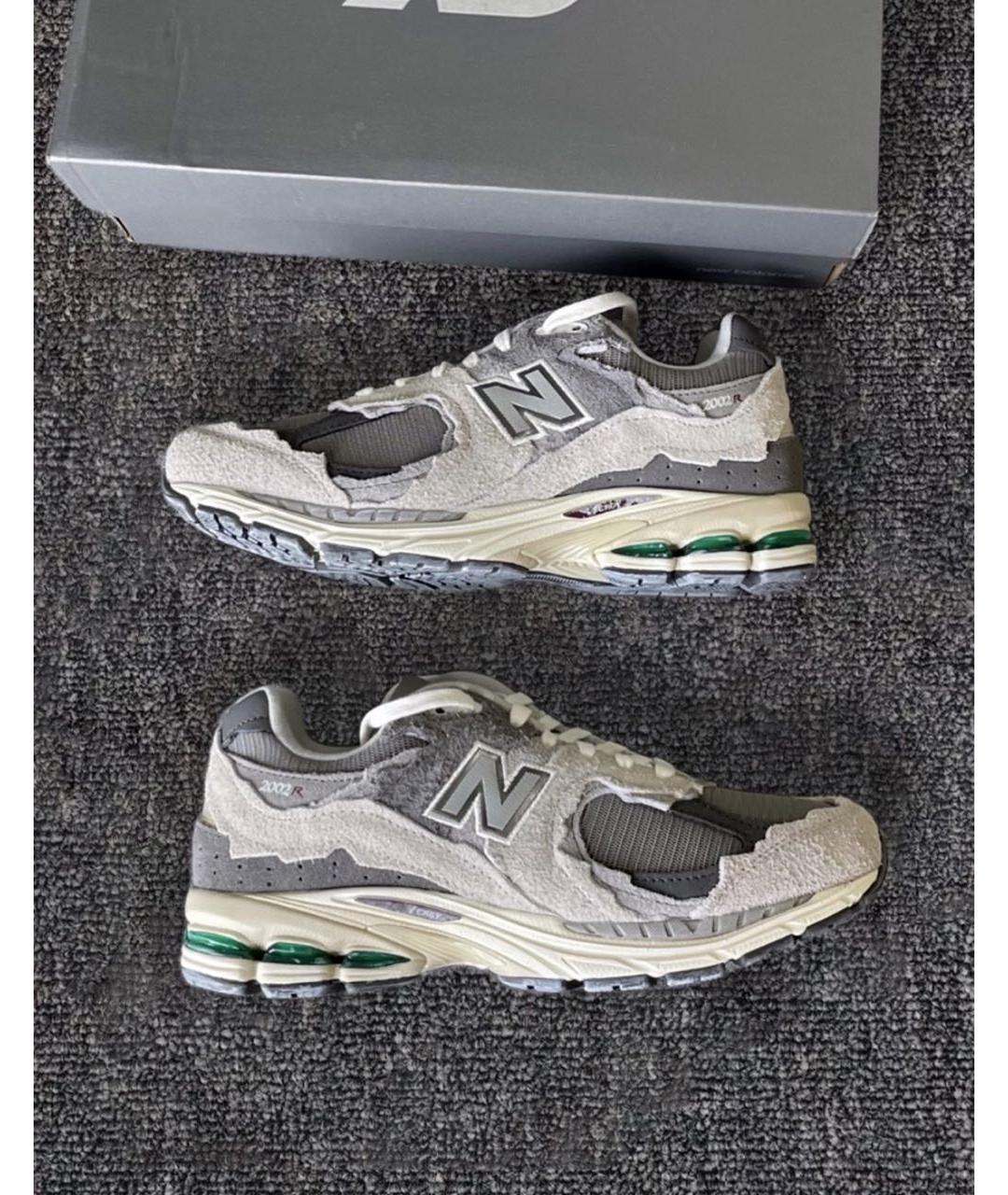 NEW BALANCE Антрацитовые замшевые кроссовки, фото 5