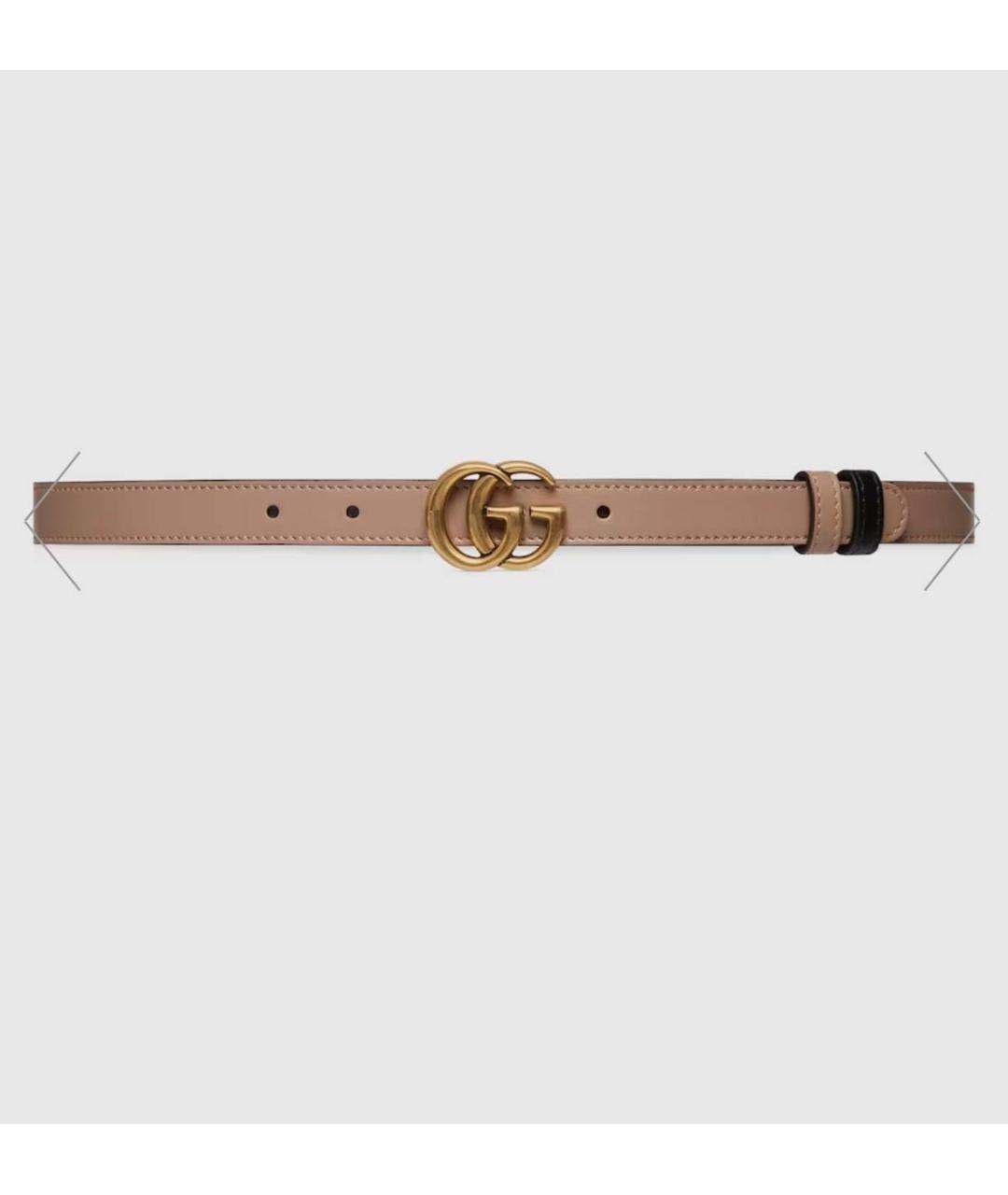 GUCCI Черный кожаный ремень, фото 4