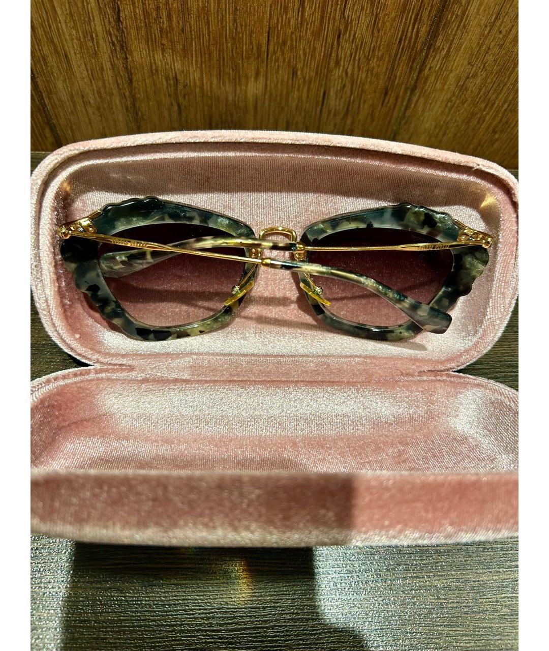 MIU MIU Антрацитовые солнцезащитные очки, фото 4