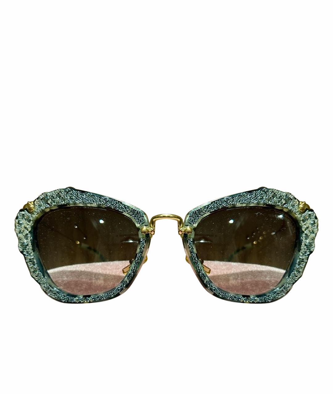 MIU MIU Антрацитовые солнцезащитные очки, фото 1