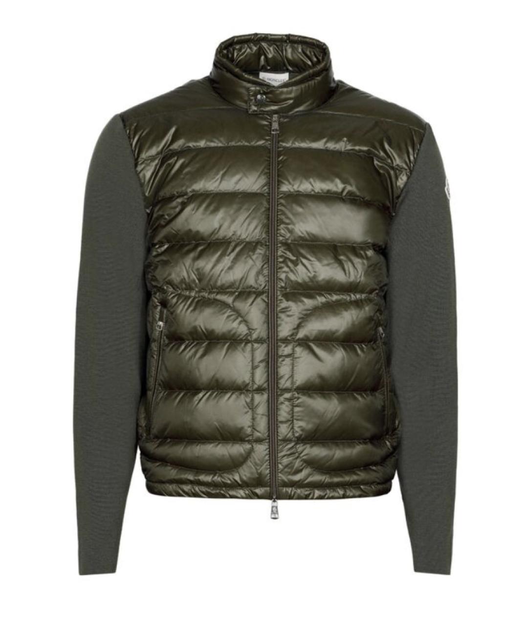 MONCLER Зеленый джемпер / свитер, фото 1
