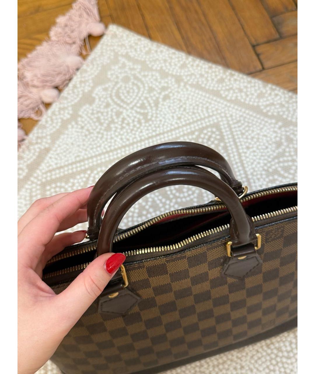 LOUIS VUITTON Коричневая сумка с короткими ручками, фото 7