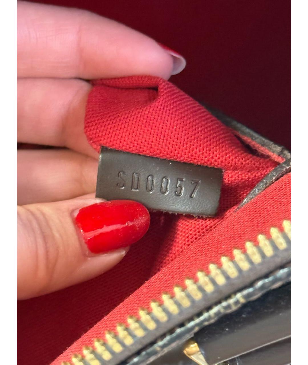 LOUIS VUITTON Коричневая сумка с короткими ручками, фото 3
