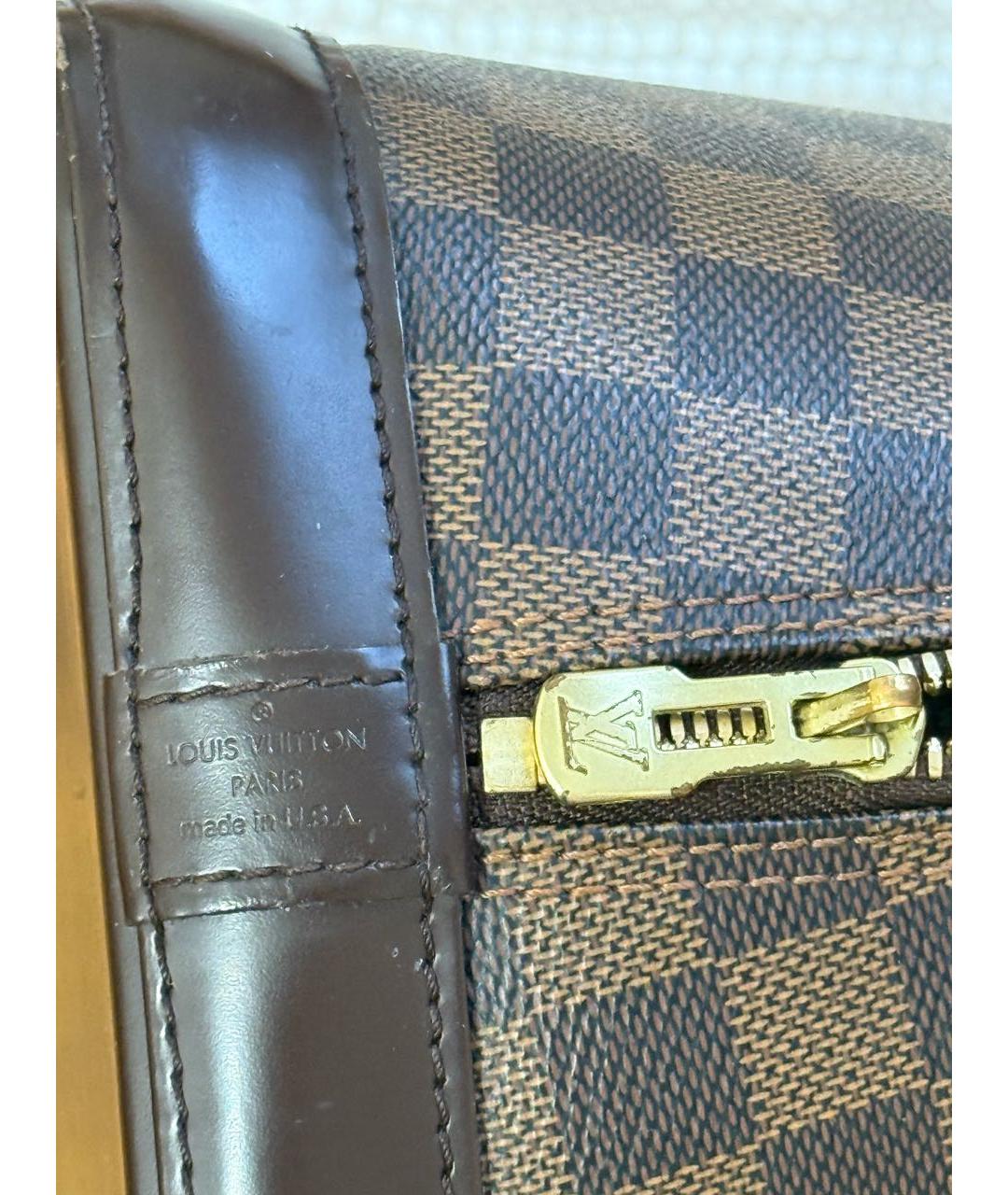 LOUIS VUITTON Коричневая сумка с короткими ручками, фото 2