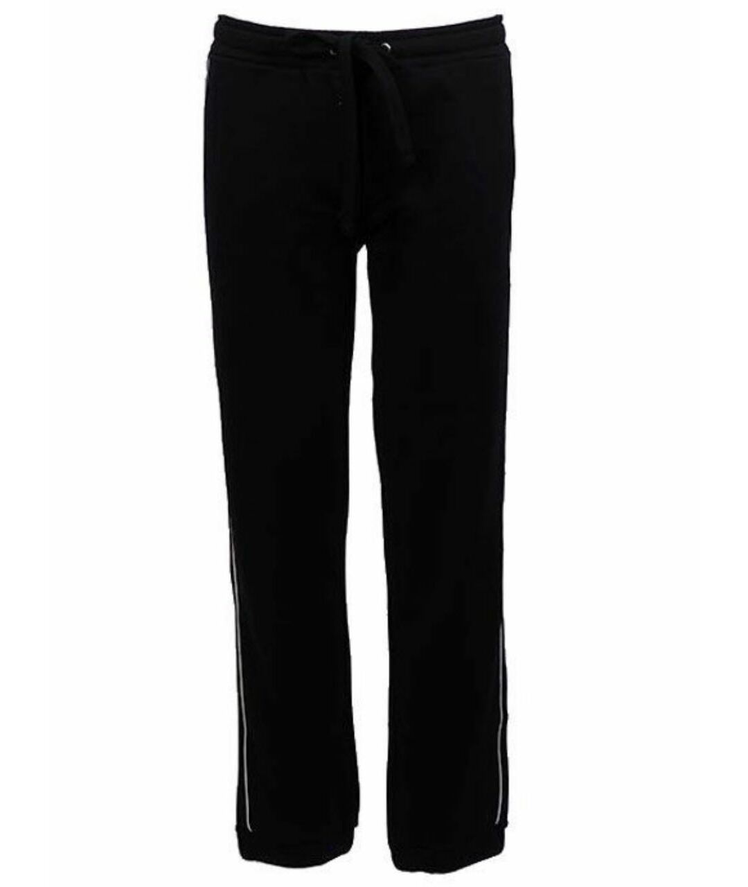 VALENTINO Черные хлопковые повседневные брюки, фото 1