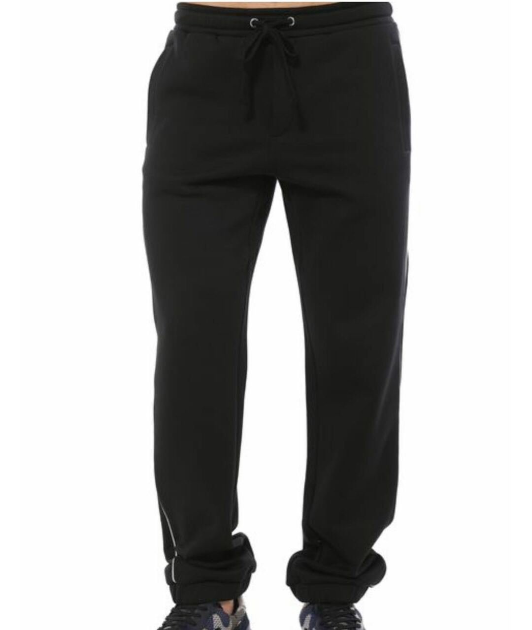 VALENTINO Черные хлопковые повседневные брюки, фото 2