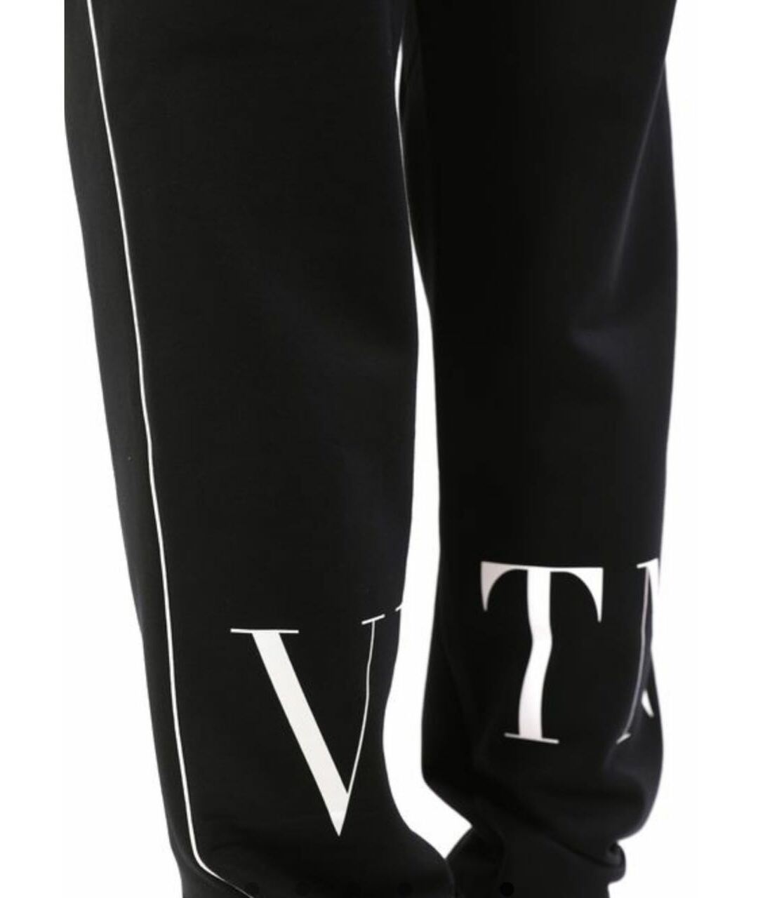 VALENTINO Черные хлопковые повседневные брюки, фото 5