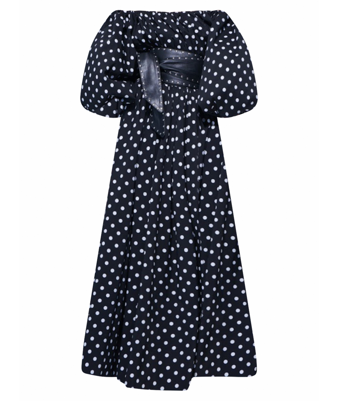 BOHEMIQUE Черное атласное повседневное платье, фото 1