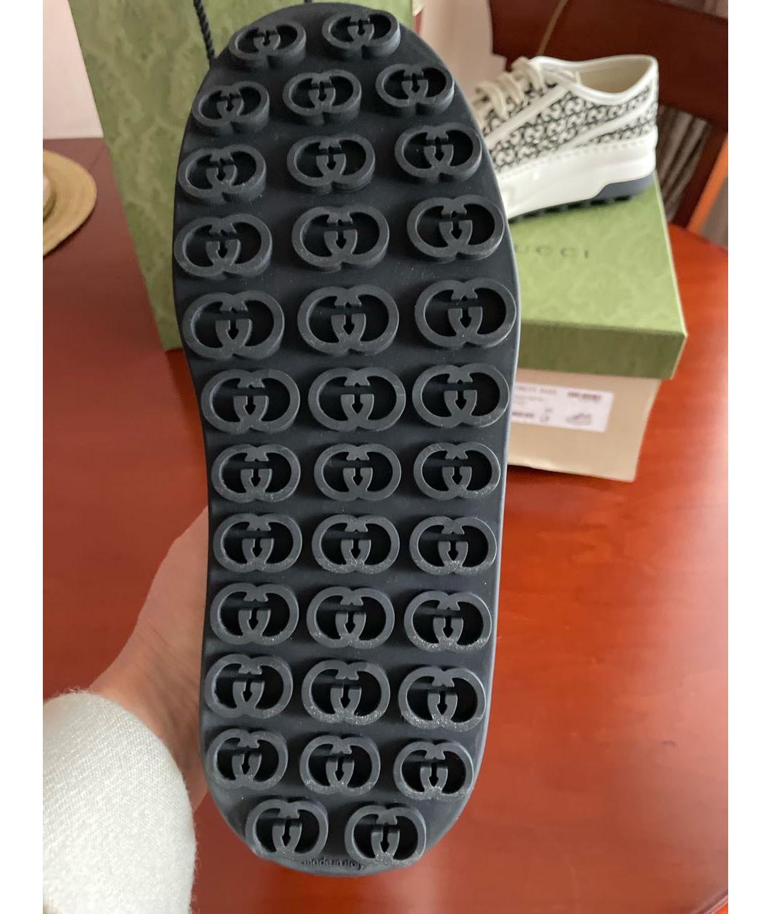 GUCCI Мульти текстильные кеды, фото 7