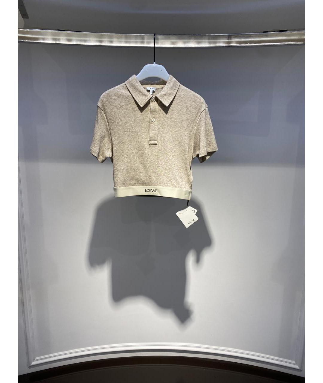 LOEWE Бежевая футболка, фото 2