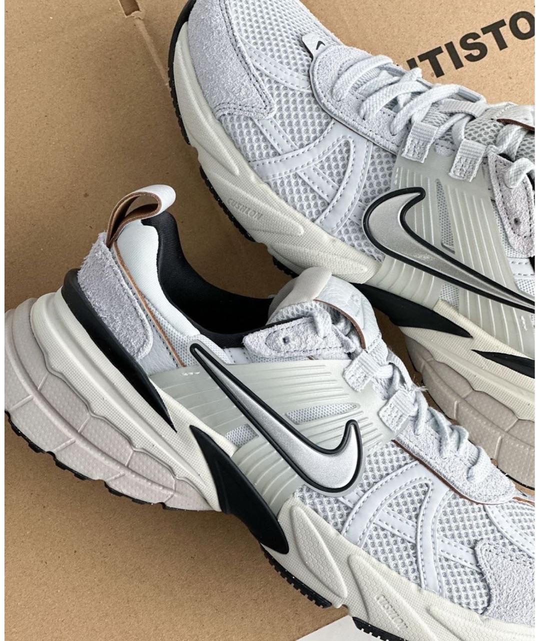 NIKE Серые замшевые низкие кроссовки / кеды, фото 8