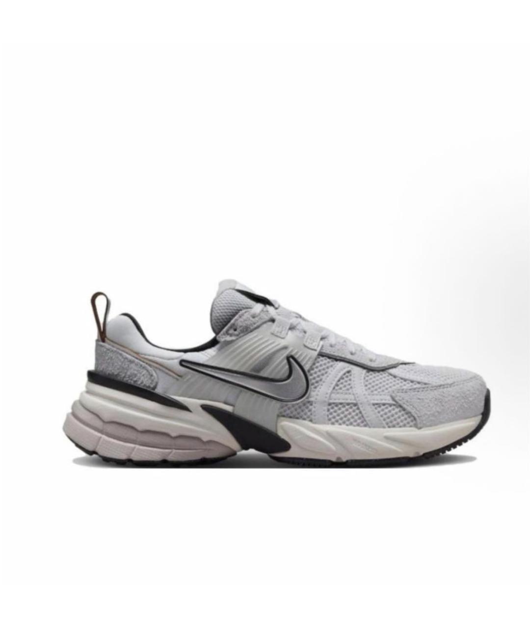 NIKE Серые замшевые низкие кроссовки / кеды, фото 9