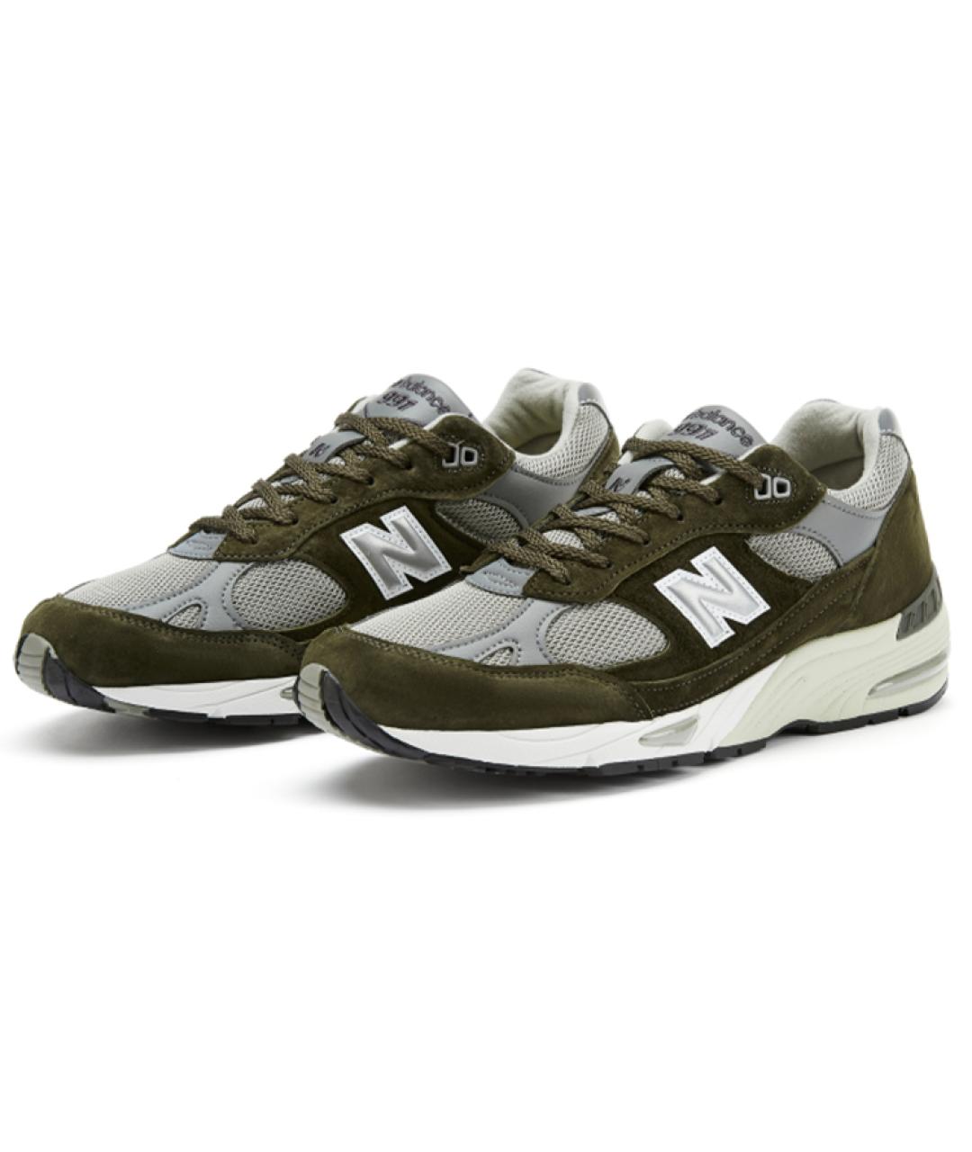 NEW BALANCE Хаки низкие кроссовки / кеды, фото 3