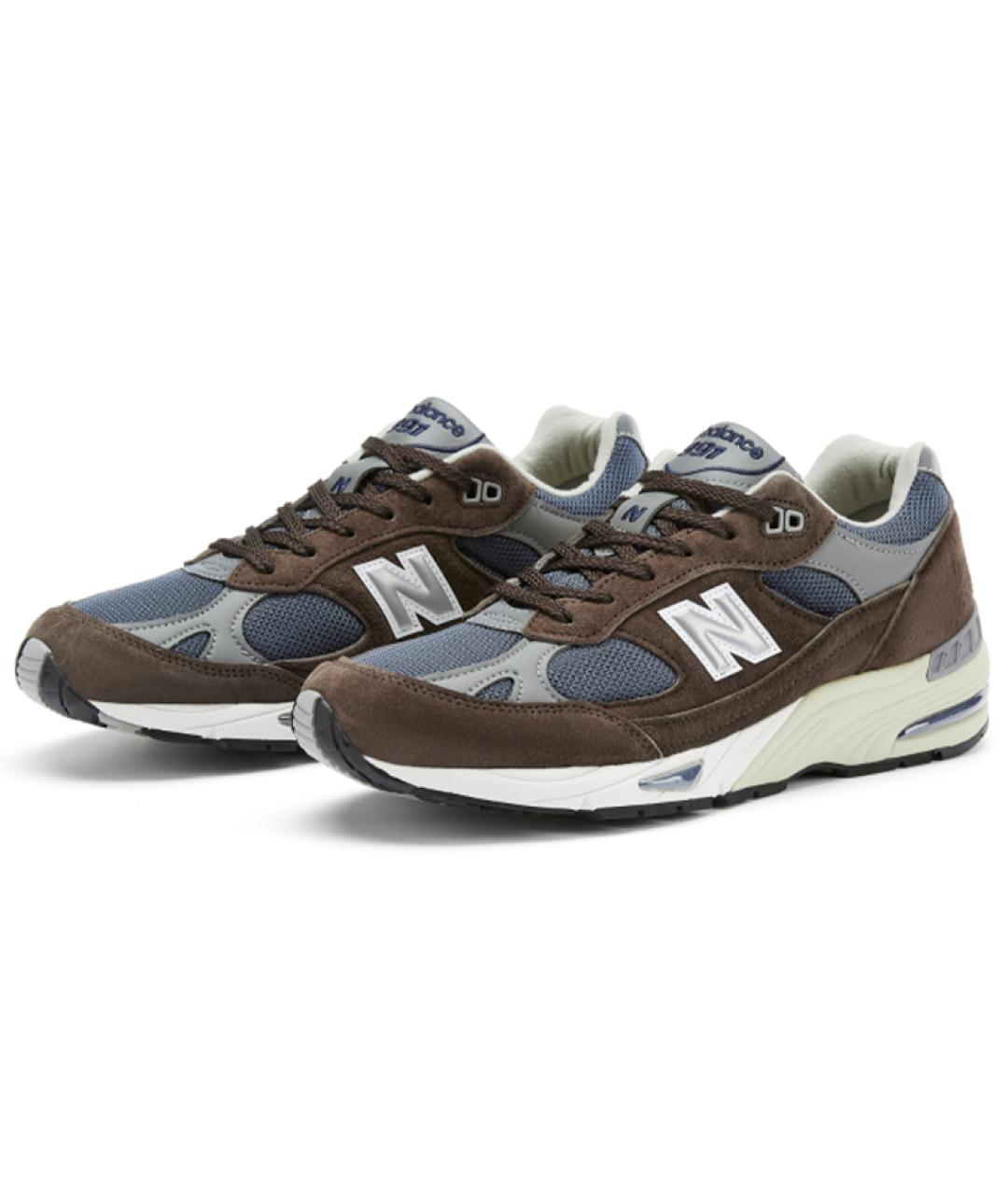 NEW BALANCE Коричневые низкие кроссовки / кеды, фото 3