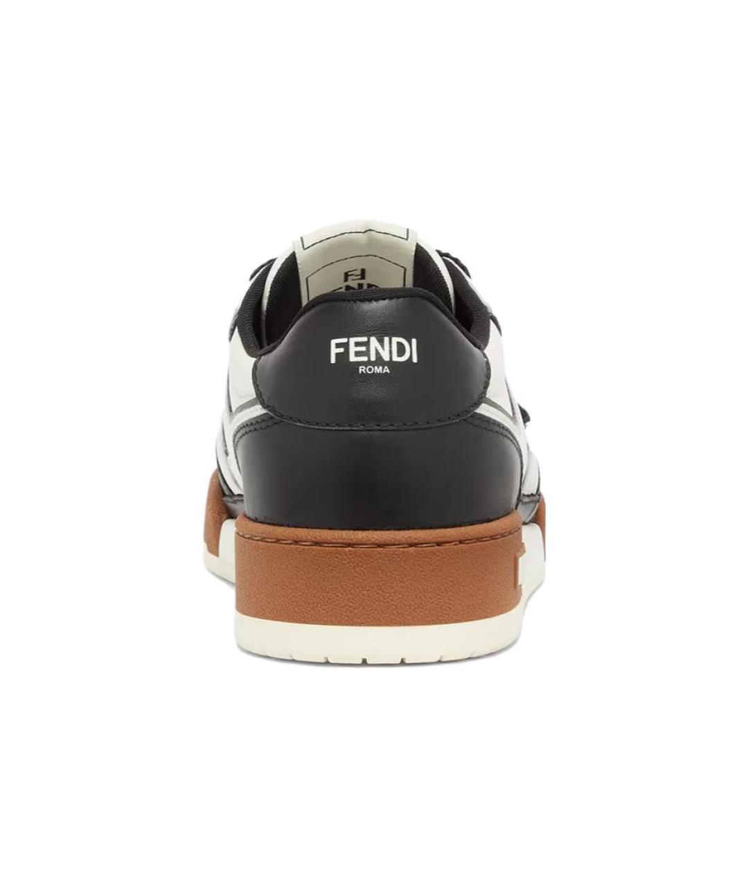 FENDI Бежевые кроссовки, фото 5