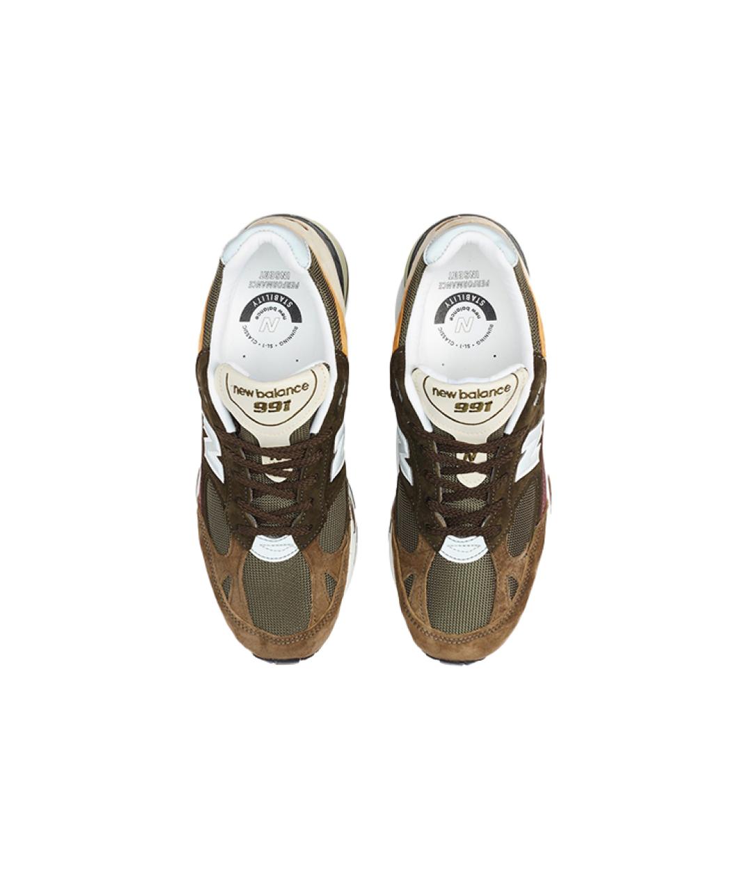 NEW BALANCE Коричневые низкие кроссовки / кеды, фото 4