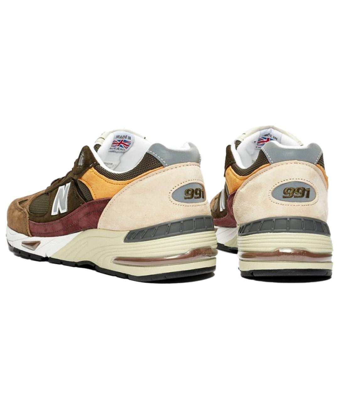 NEW BALANCE Коричневые низкие кроссовки / кеды, фото 3