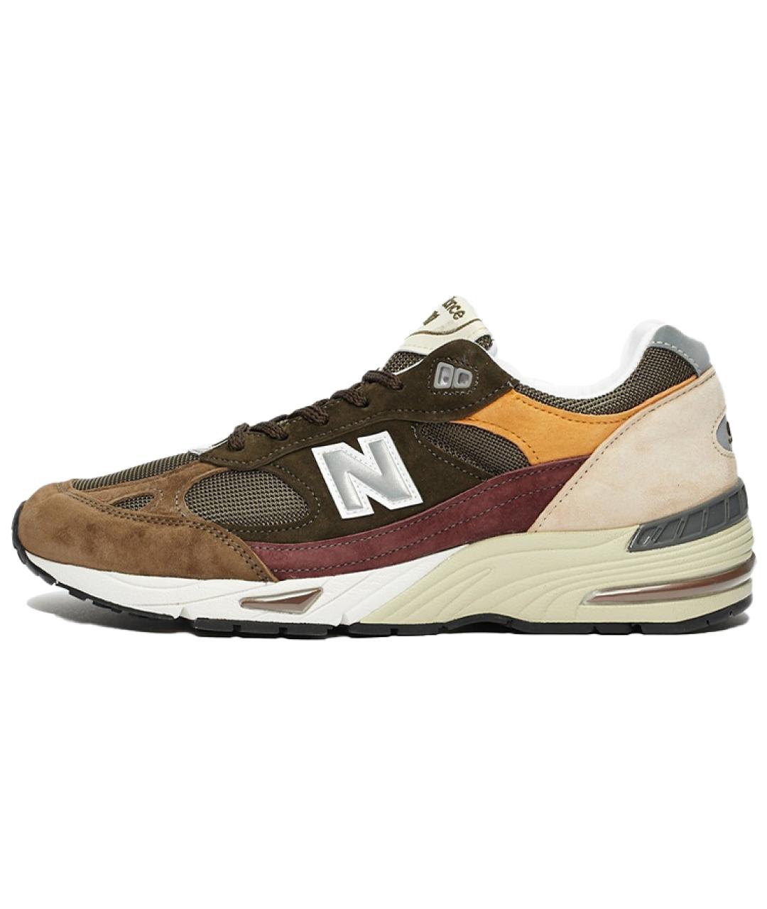 NEW BALANCE Коричневые низкие кроссовки / кеды, фото 2