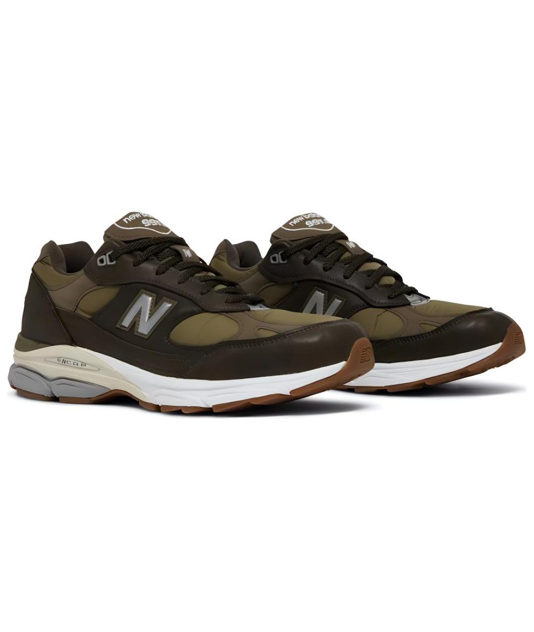 NEW BALANCE Коричневые низкие кроссовки / кеды, фото 3