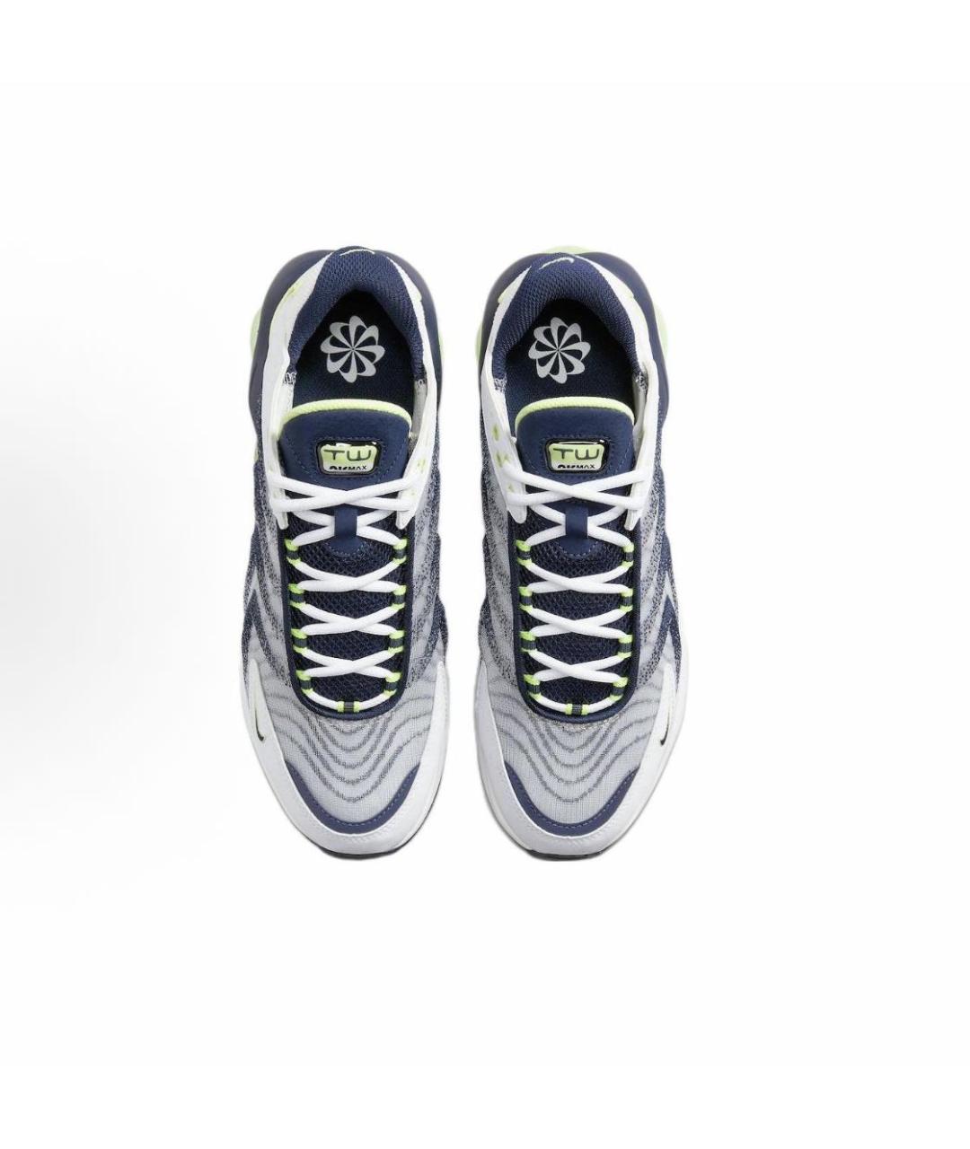 NIKE Белые текстильные низкие кроссовки / кеды, фото 3