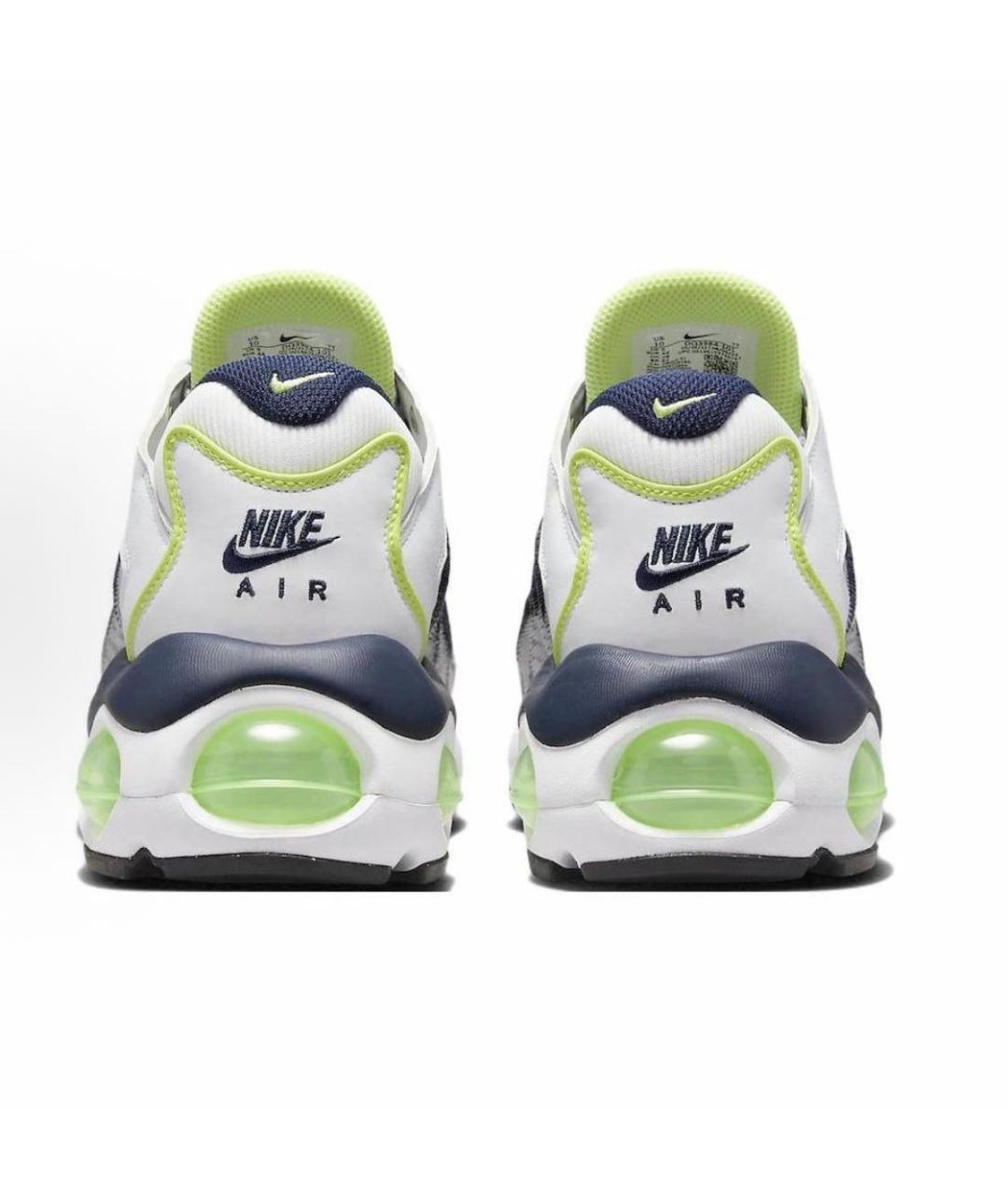 NIKE Белые текстильные низкие кроссовки / кеды, фото 4