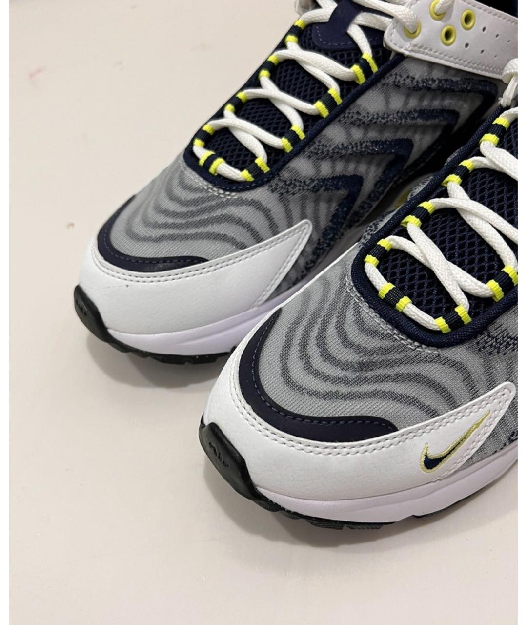 NIKE Белые текстильные низкие кроссовки / кеды, фото 8