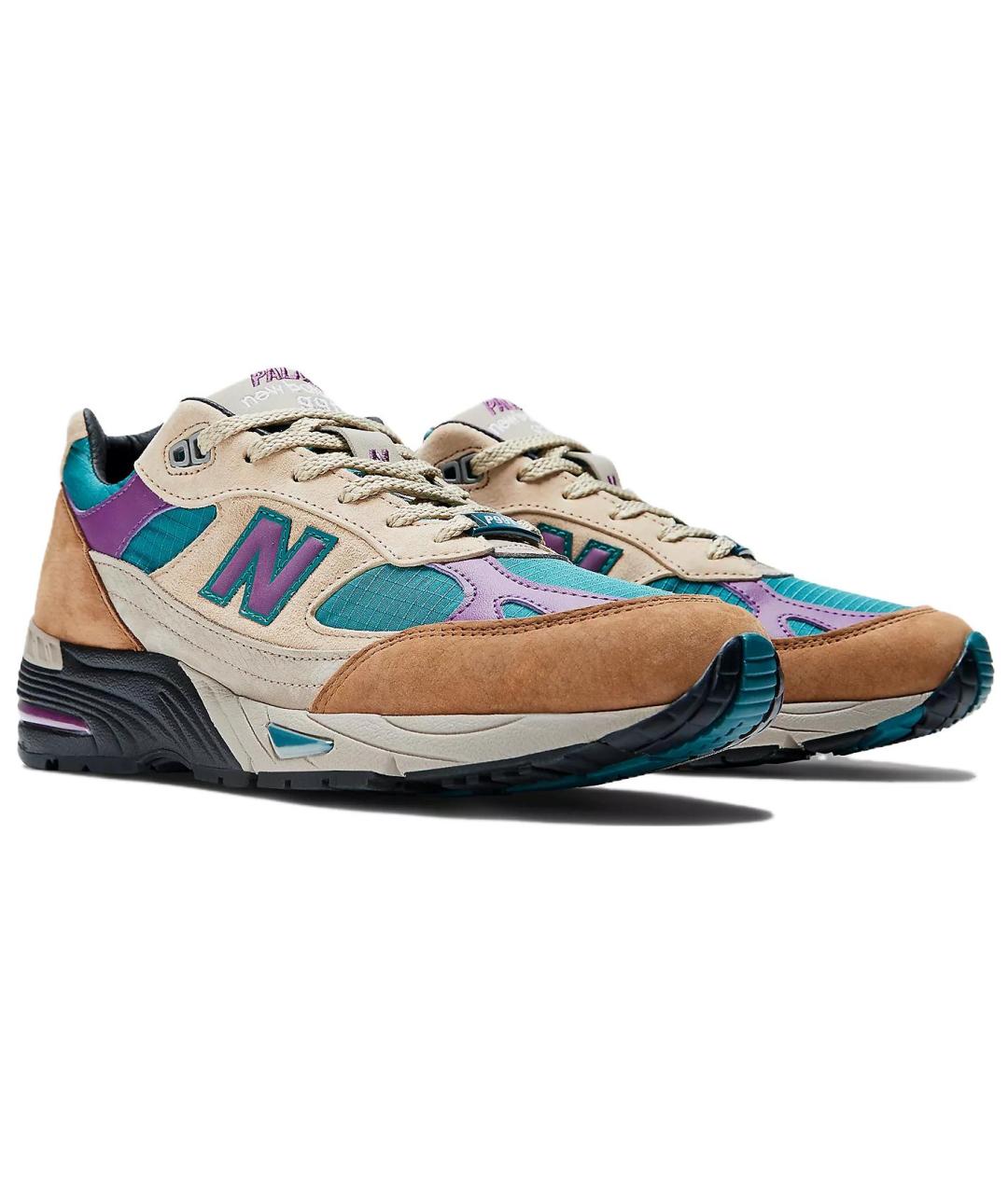 NEW BALANCE Коричневые кроссовки, фото 3
