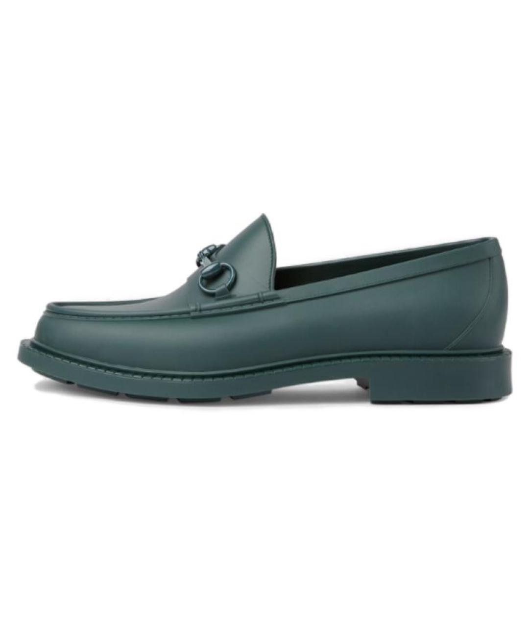 GUCCI Синие лоферы, фото 2