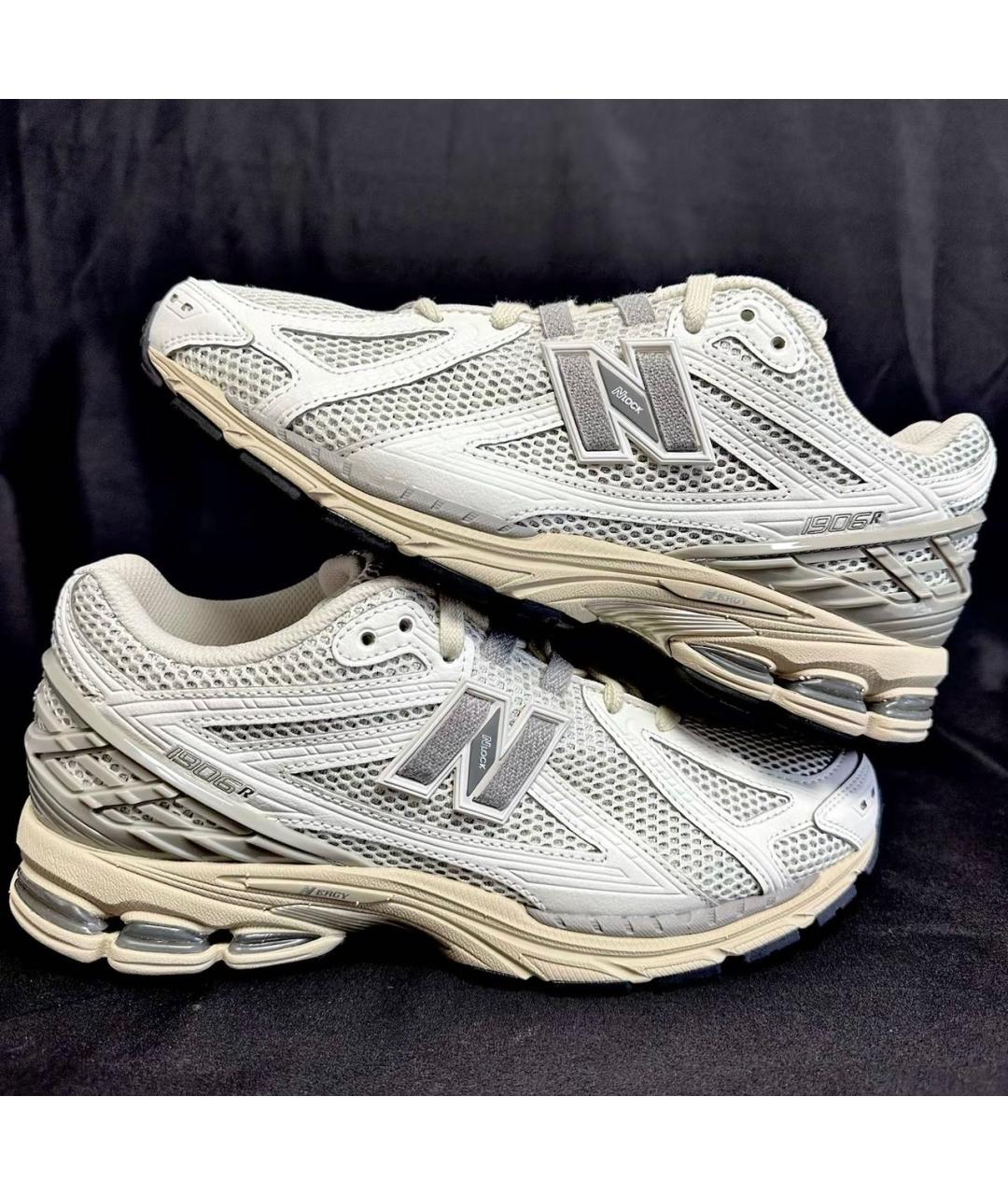 NEW BALANCE Белые замшевые низкие кроссовки / кеды, фото 7