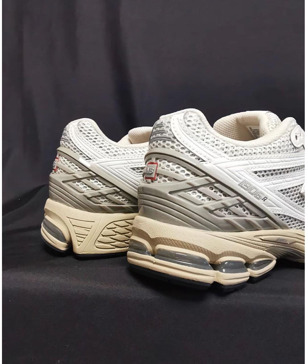 NEW BALANCE Белые замшевые низкие кроссовки / кеды, фото 4