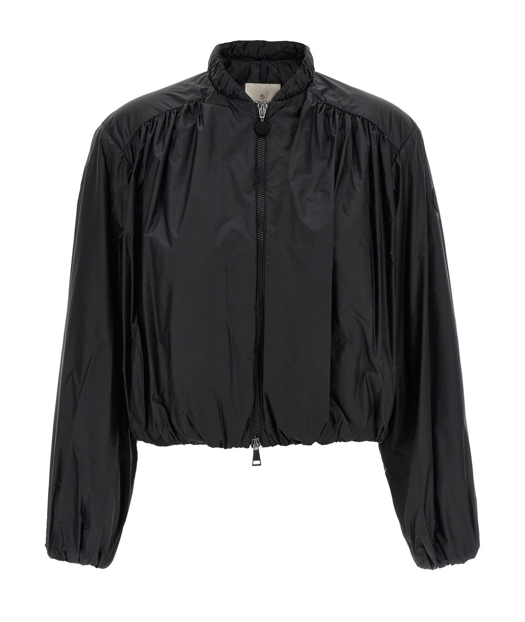 MONCLER Черная полиамидовая куртка, фото 1