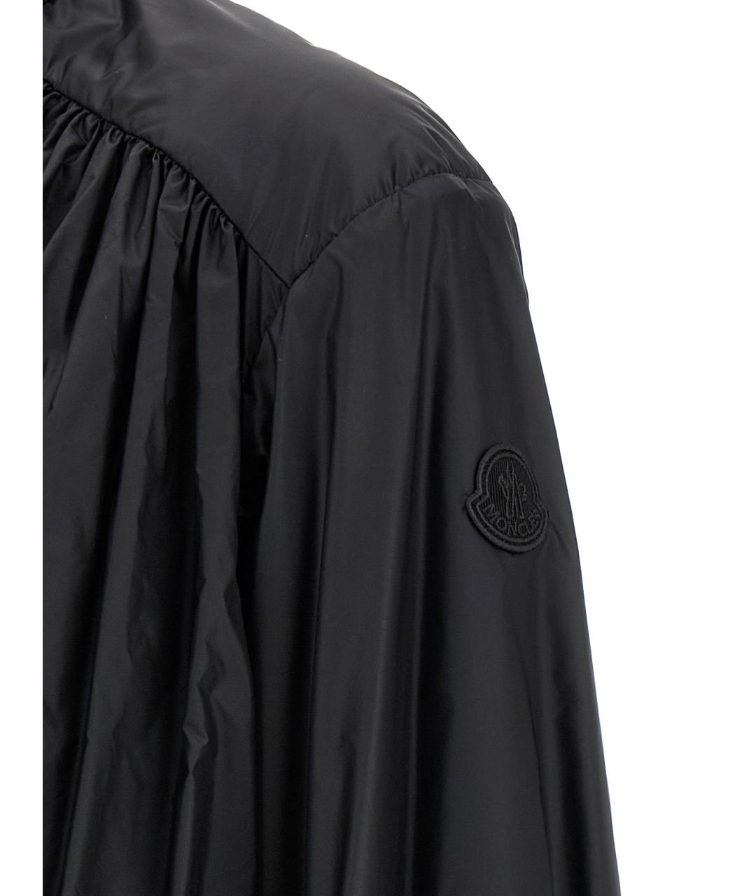 MONCLER Черная полиамидовая куртка, фото 4