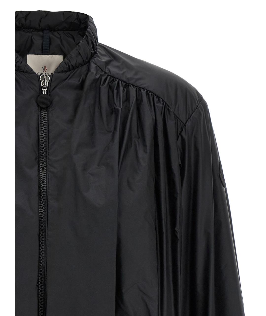 MONCLER Черная полиамидовая куртка, фото 3