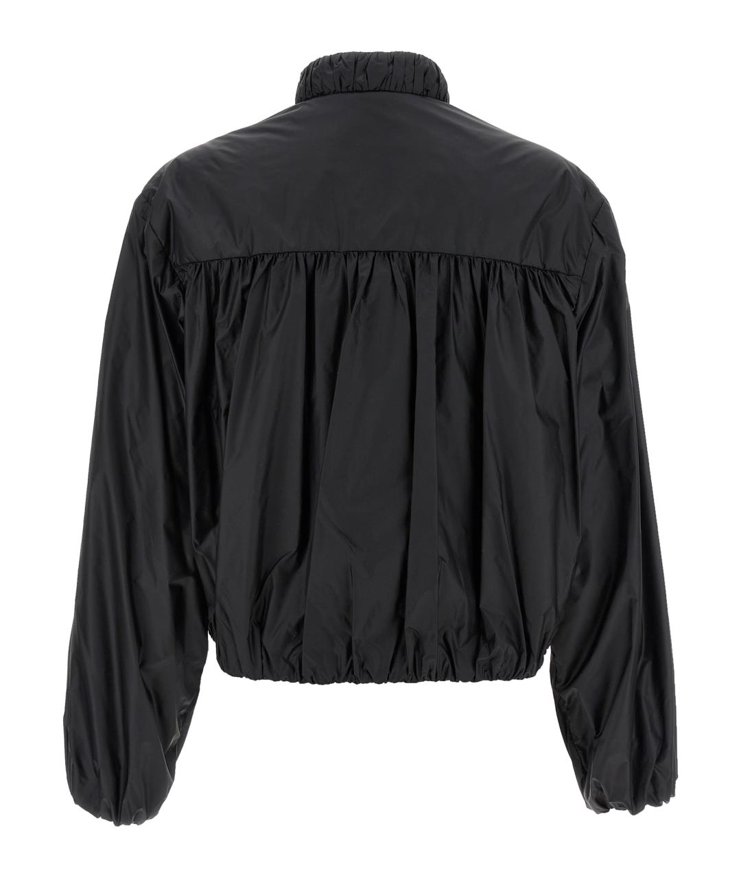 MONCLER Черная полиамидовая куртка, фото 2