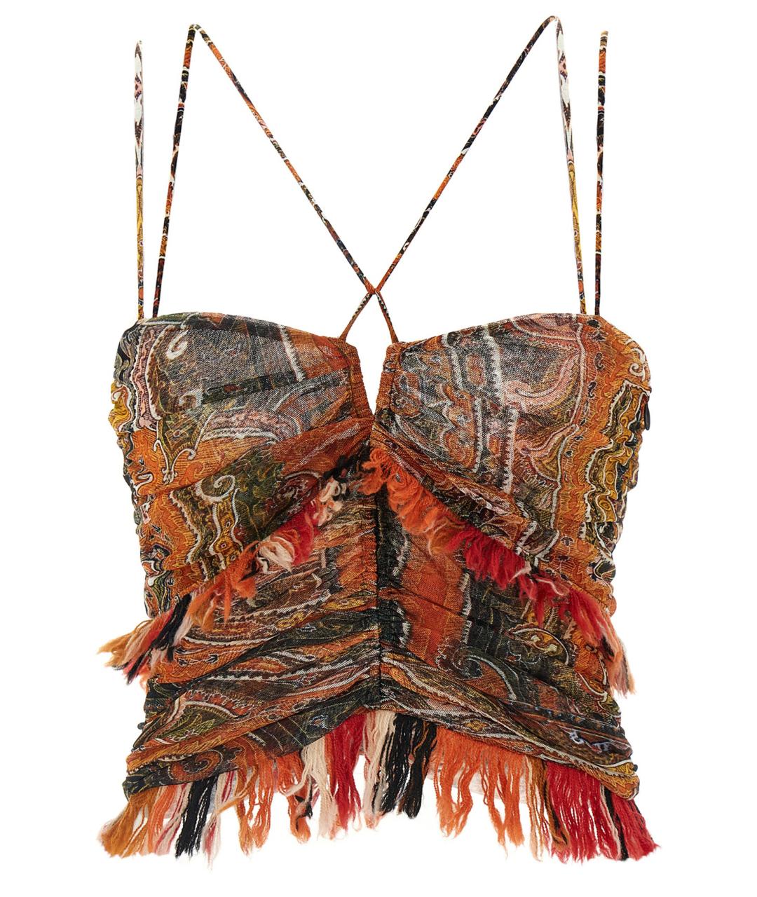 ISABEL MARANT Оранжевая синтетическая блузы, фото 1