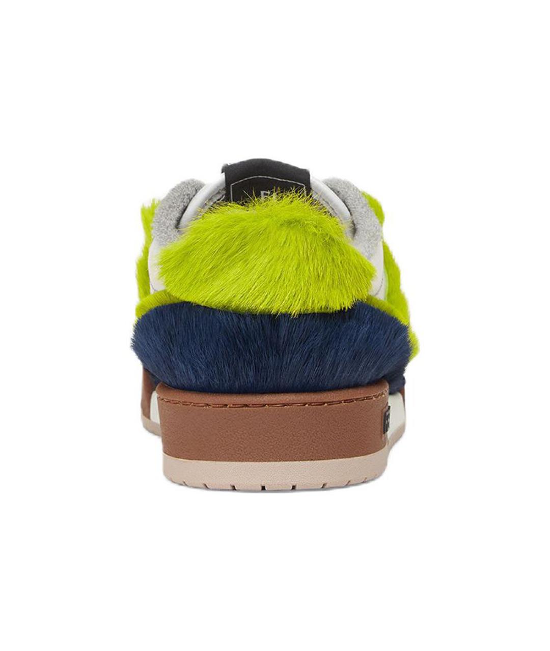 FENDI Мульти низкие кроссовки / кеды, фото 4