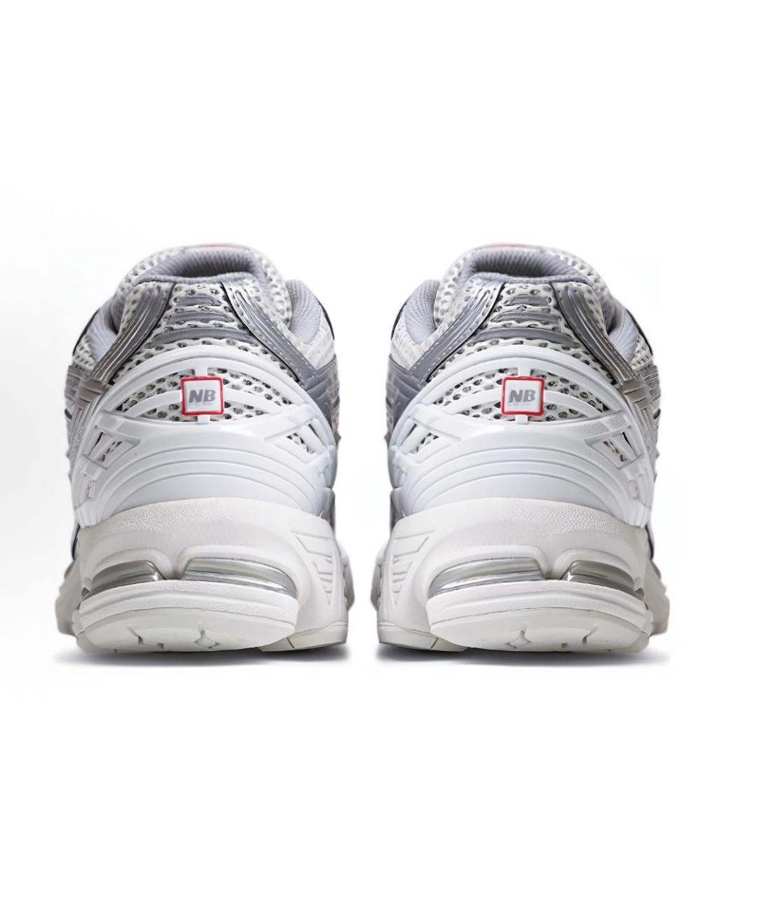 NEW BALANCE Серебряные замшевые низкие кроссовки / кеды, фото 4