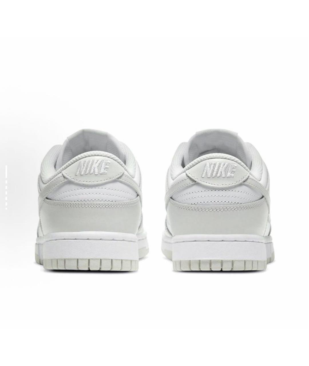 NIKE Серые кроссовки из искусственной кожи, фото 4