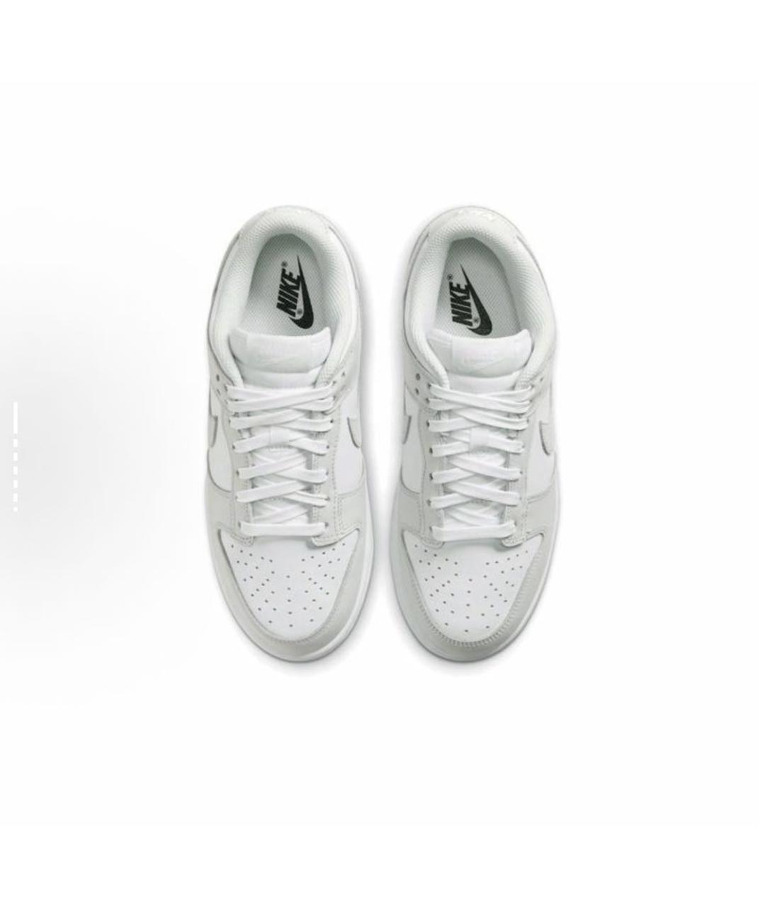 NIKE Серые кроссовки из искусственной кожи, фото 3