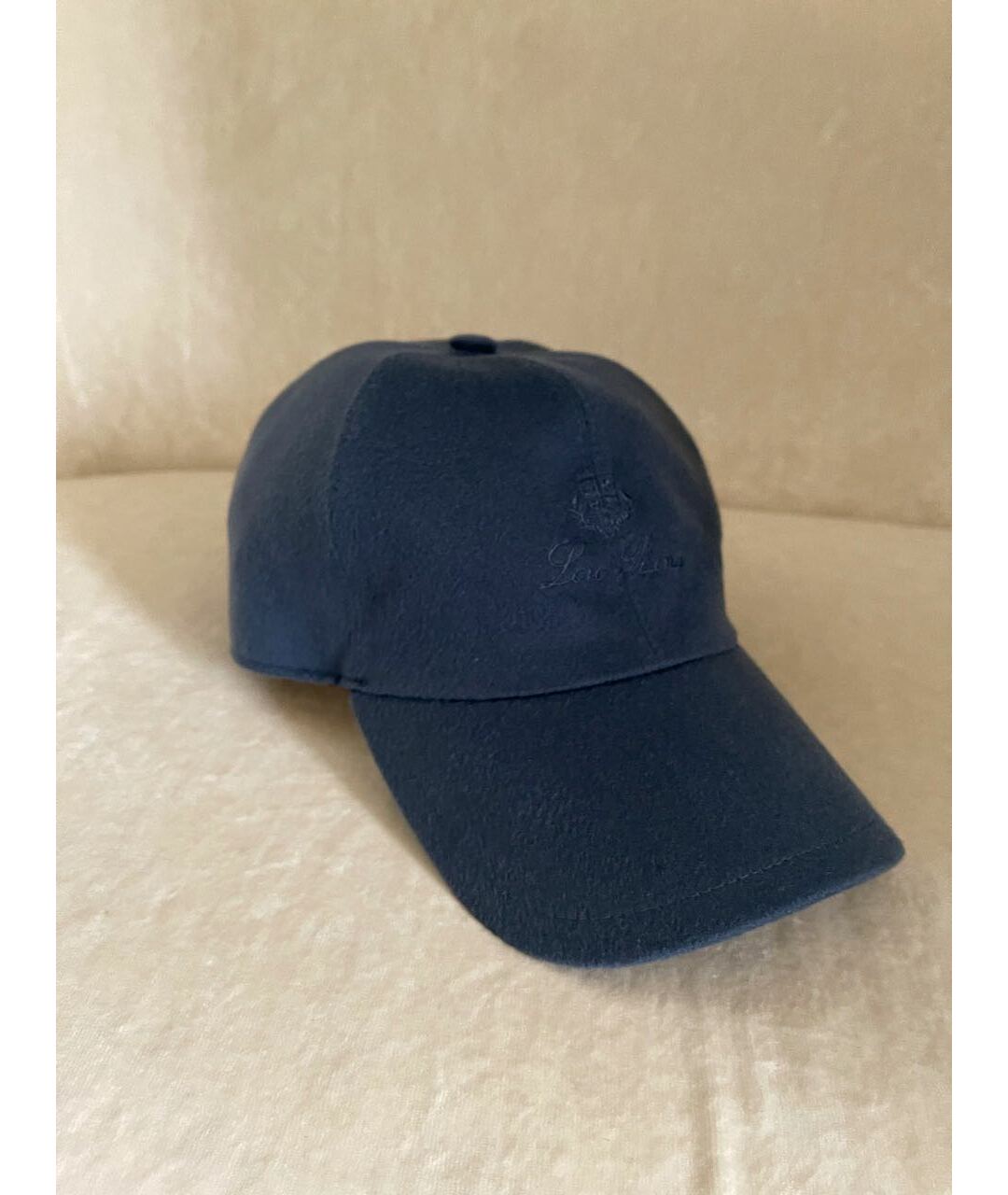LORO PIANA Синяя кашемировая кепка/бейсболка, фото 3