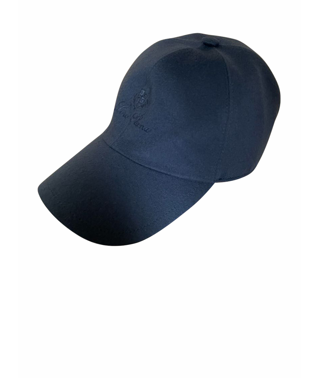 LORO PIANA Синяя кашемировая кепка/бейсболка, фото 1