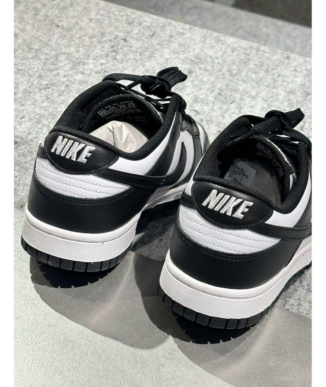 NIKE Черные кроссовки из искусственной кожи, фото 7