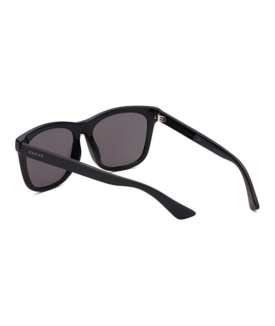 GUCCI Черные пластиковые солнцезащитные очки, фото 4