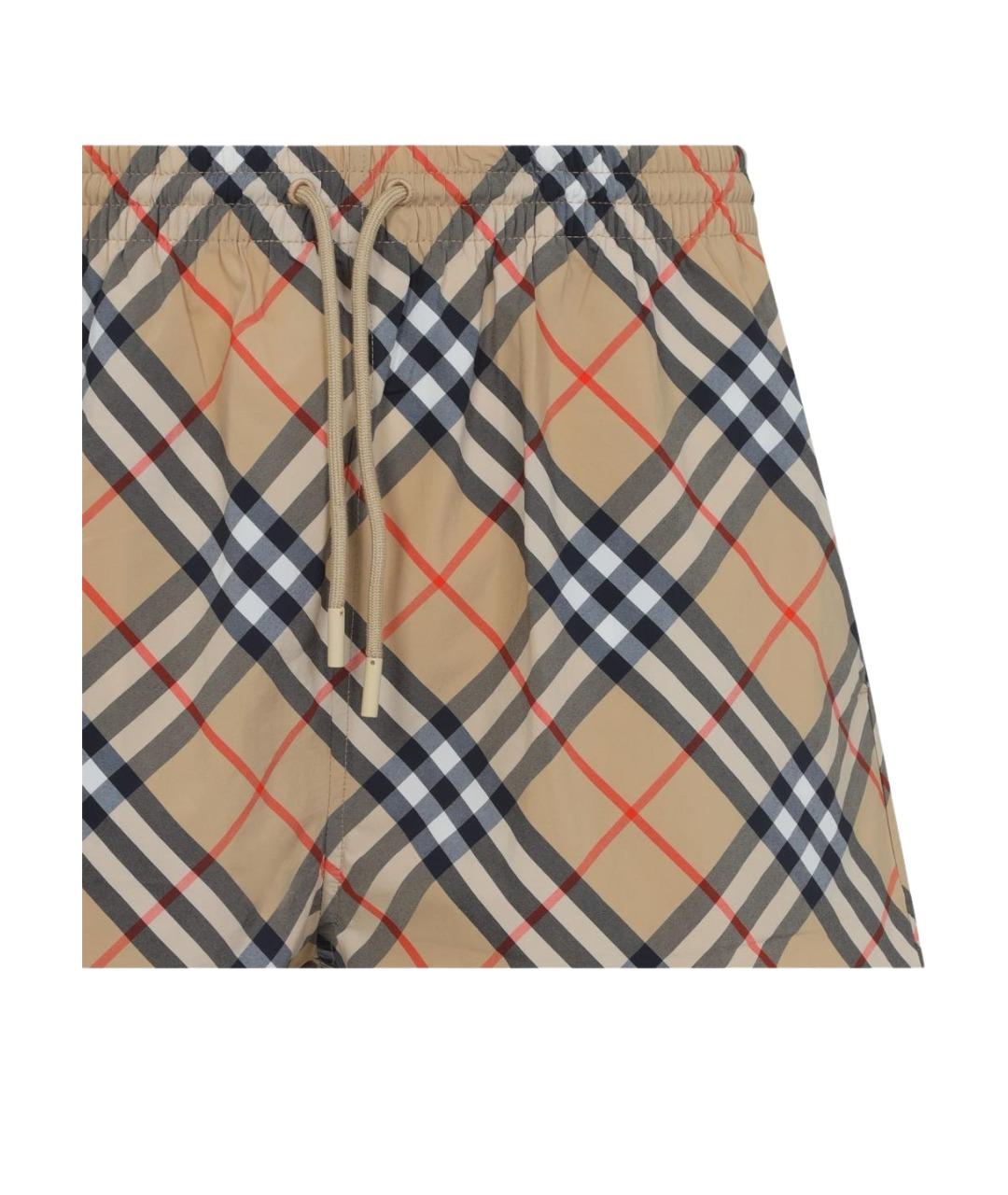 BURBERRY Мульти полиамидовые шорты, фото 2