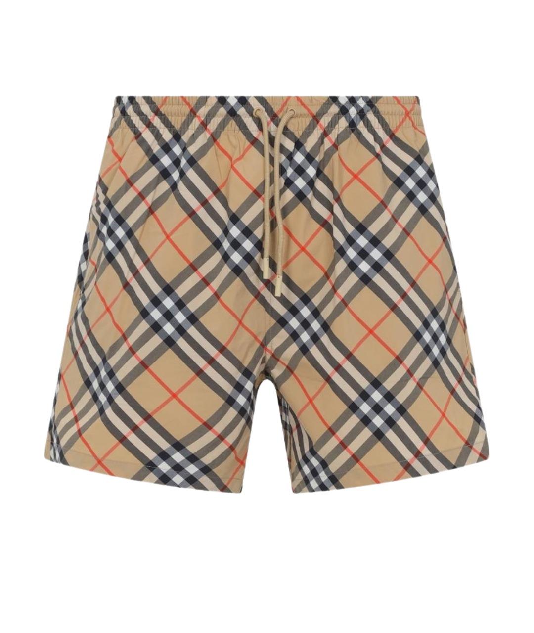 BURBERRY Мульти полиамидовые шорты, фото 1
