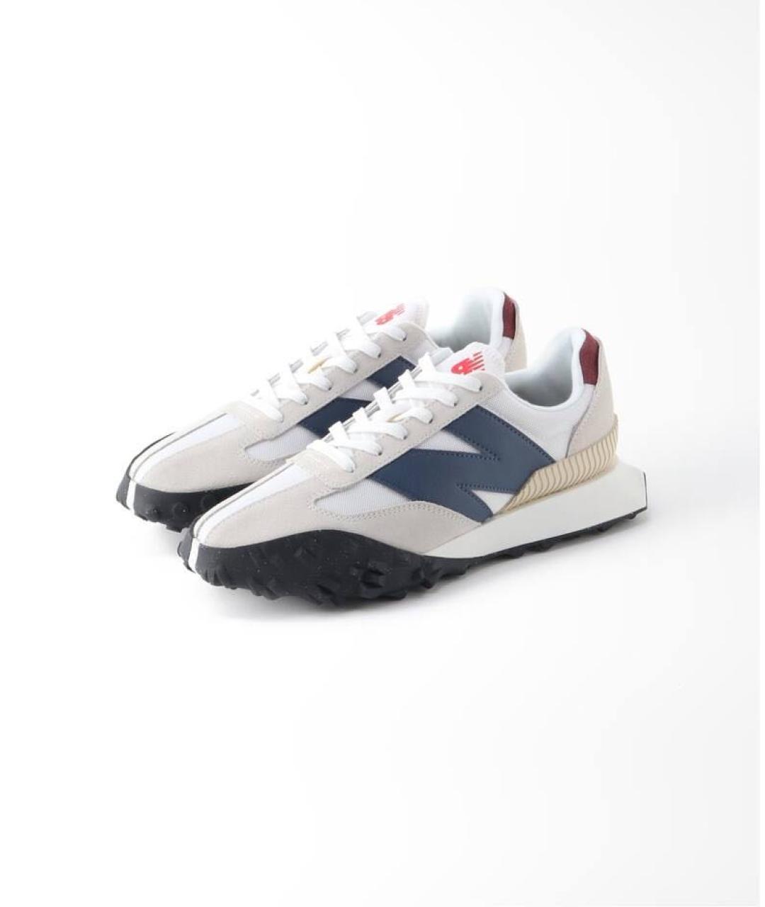 NEW BALANCE Белые замшевые низкие кроссовки / кеды, фото 2